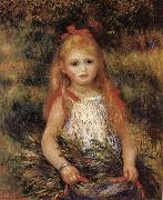 Pierre Renoir, Girl with Flowers